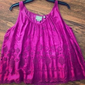 Anthropologie Vanessa Virginia Sadie Swing Tank